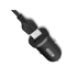 XO Auto punjač TZ08, 2xUSB, 2.1A + USB-C kabel, crni