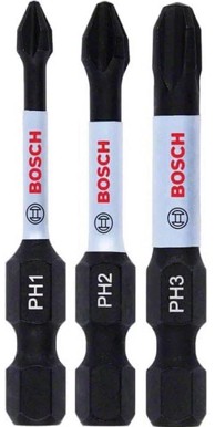 BOSCH Set udarnih bitova 2608522491, PH1, PH2 i PH3, 50 mm