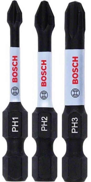 BOSCH Set udarnih bitova 2608522491, PH1, PH2 i PH3, 50 mm