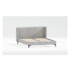 ROPEZ Tapecirani krevet Basti 90x200 cm s podnicom, sivi