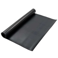 Podni mat, 1,2 x 2 m, 6 mm, guma, crna