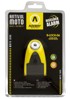 Auvray B-Lock 06 disk brava s alarmom - žuta i crna, promjer igle 6 mm