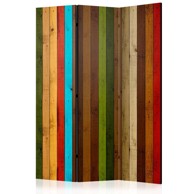 Sobna pregrada u 3 dijela Wooden rainbow 135x172