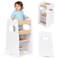 ECOTOYS Montessori kuhinjski pomagač, podesiva platforma