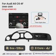 CarPlay Android Auto auto radio multimedijski sustav za Audi A6 C6 4F, 6GB, 128GB, MMI 2G, BK