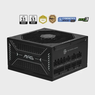MSI Napajanje MAG A850GLS PCIe5 850W, crno