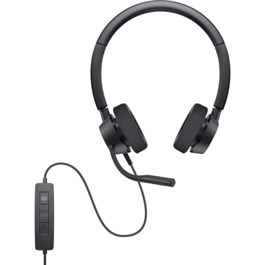 DELL Slušalice WH3022, žičane, ured/call centar, crne