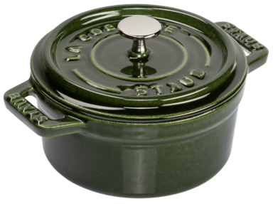 STAUB Posuda za pečenje Mini Cocotte 10 cm, zelena, lijevano željezo