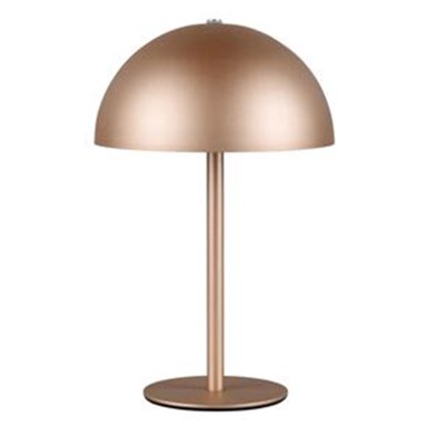 Stolna metalna lampa, taupe, 18 × 36 cm