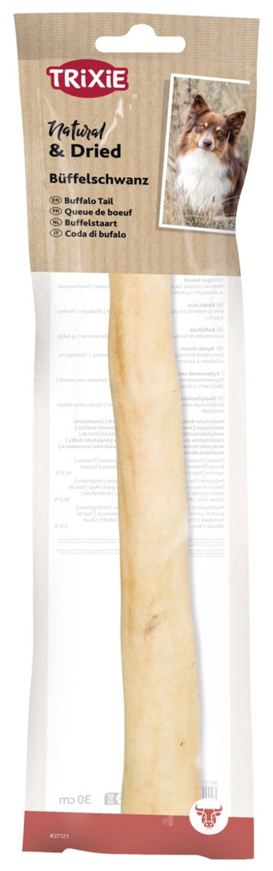 TRIXIE Poslastica za pse, sušeni rep bivola, 30 cm