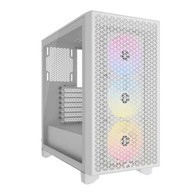 CORSAIR Kućište 3000D Airflow RGB, mid tower, ATX, kaljeno staklo, bijelo