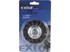 EXTOL CRAFT Rotacijska četka 17039, pletena, 75 mm, valovita žica 0,5 mm, osovina 6 mm