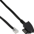 INLINE Telefonski kabel 18801B, 1 m, crni