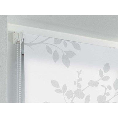Rolo zavjesa, bijeli cvjetovi, 150x170 cm