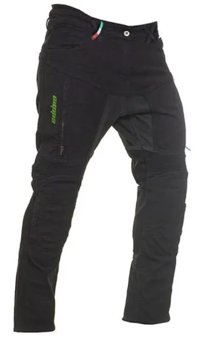 CAPPA RACING Muške motociklističke traperice Ricardo, kevlar, crne 32/34, M