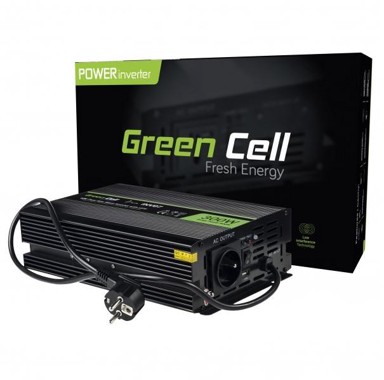 GREEN CELL Auto inverter INV07, 300 W, crni