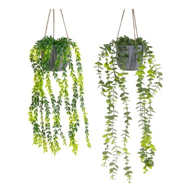 CASA SELECCION Umjetne biljke u setu 2 kom, visina 45 cm