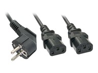 LINDY Kabel CEE 7/7 na IEC C13 261023, bez boje