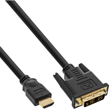 INLINE HDMI na DVI-D adapter B-17662P, 2 m, crni
