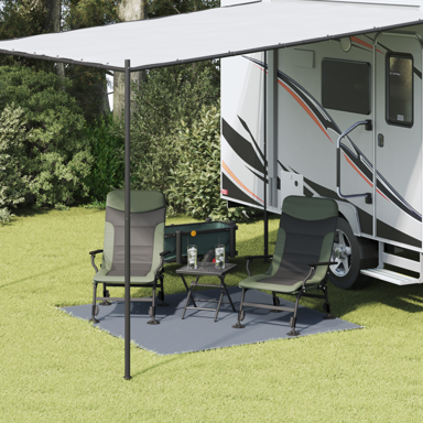 Dodatak za šator poliester 200 x 200 cm pravokutni, plavo-siva