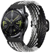 BSTRAP Remen Elastic Nylon za Garmin Vivoactive 3, black qiao