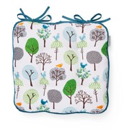 COOKSMART ® Jastuk za sjedenje, 34x36 cm Forest Birds