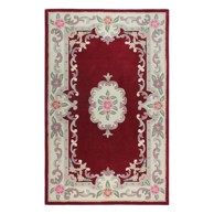 FLAIR RUGS Crveni vuneni tepih Aubusson, 75 x 150 cm