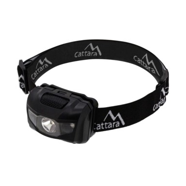 Naglavna svjetiljka LED, 80 lm, IP44, crna