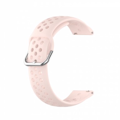 NEOGO Remen za SmartWatch Glam / Glam 2 Silicone Dots, pješčano roza (SGA007C0501)
