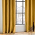 DOUCEUR D'INTÉRIEUR Žuta zavjesa od mikrosatena 140x240 cm Shana