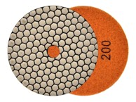 Polirni disk za suho brušenje kamenine, 125 mm, P200