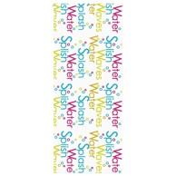 Rolo zavjesa za tuš, 110x240 cm, šareno