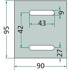 Metalni strugač Maschio 56033 27100539 B M27100539R 27100539 36100499