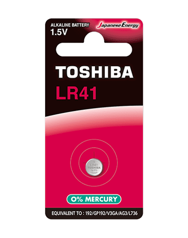 TOSHIBA Alkalna baterija LR41, 1 kom