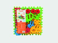 MARIOINEX Set Waffle kockica Mini lunapark, 31kom.