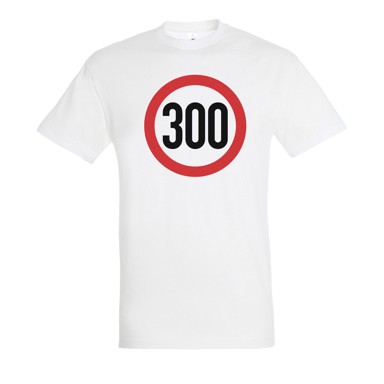 MOTORISTA BIKE SHOP 300 km/h majica, white