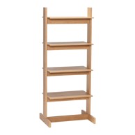 HÜBSCH Regal u dekoru hrasta u prirodnoj boji 59x142 cm Forma