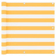 Balkonski zastor 90 x 600 cm Oxford, bijelo-žuti