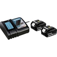 MAKITA AKU Set baterija + punjač - 18V + 2x5Ah 197570-9