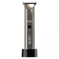 ADLER Aparat za šišanje AD2834, profesionalan, bežičan, 60 W, vodootporan IPX 6, inox