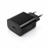 USB-C zidni punjač za brzo punjenje, 20 W, PD, 3 A, crni