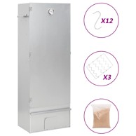 Pećnica s pušnicom i drvenom sječkom 44,5 x 29 x 110 cm, čelična