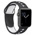 B-STRAP Silicone Sport remen za Apple Watch 42/44/45mm, Black White