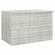 Vrtna kutija za pohranu, 150x100x100 cm, poliratan, svjetlosiva