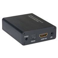 TECHLY Ekstraktor zvuka HDMI 5.1CH Toslink/Analog 3.5mm, crni