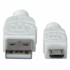 MANHATTAN Kabel 323987, USB Hi-Speed, USB-A (M) na USB-Micro B (M), USB 2.0, 480 Mbps, 1 m, bijeli