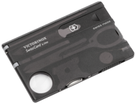 VICTORINOX Set noževa Swisscard LITE crna, prozirna