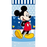 JERRY FABRICS Plavi dječji ručnik od frotira, 70x140 cm Mickey