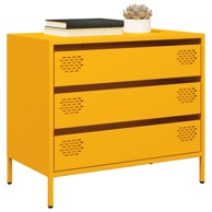 Komoda boja senfa 68x39x58,5 cm hladno valjanog čelika