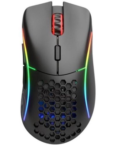 GLORIOUS Gaming miš Model D- Wireless, crni, desna ruka, bežični, optički, 19000 DPI, 6 tipki, RGB osvjetljenje, 67 g